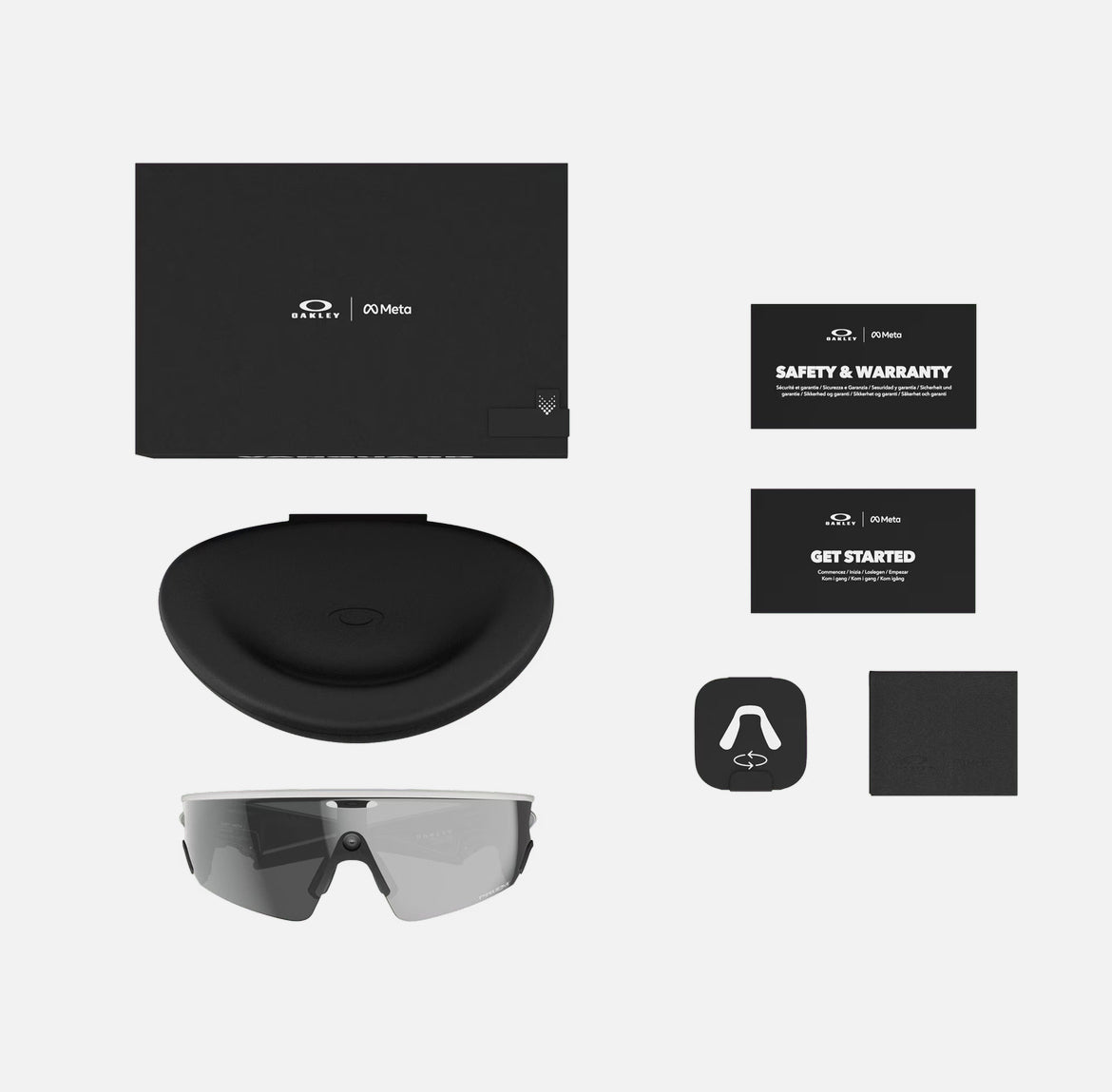 Oakley Meta Vanguard-Prizm Black Lenses,
White Frame