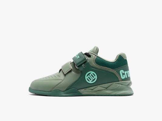 LUXIAOJUN CrossFit® PowerPro Weightlifting Shoes by LU (Ranger Green)