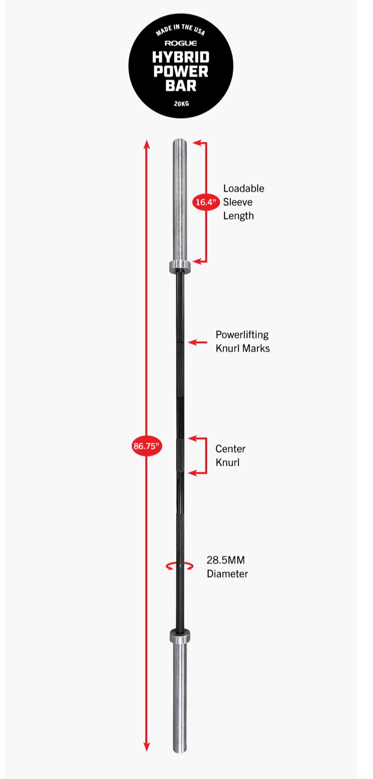 ROGUE HYBRID POWER BAR