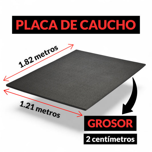 PLACA DE CAUCHO ANTI-IMPACTO