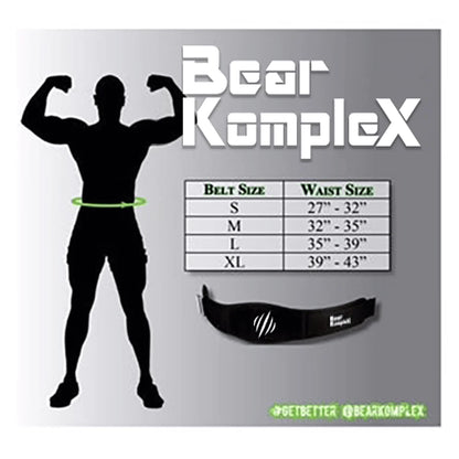 Bear KompleX "APEX" Premium Leather Weight Lifting Belt